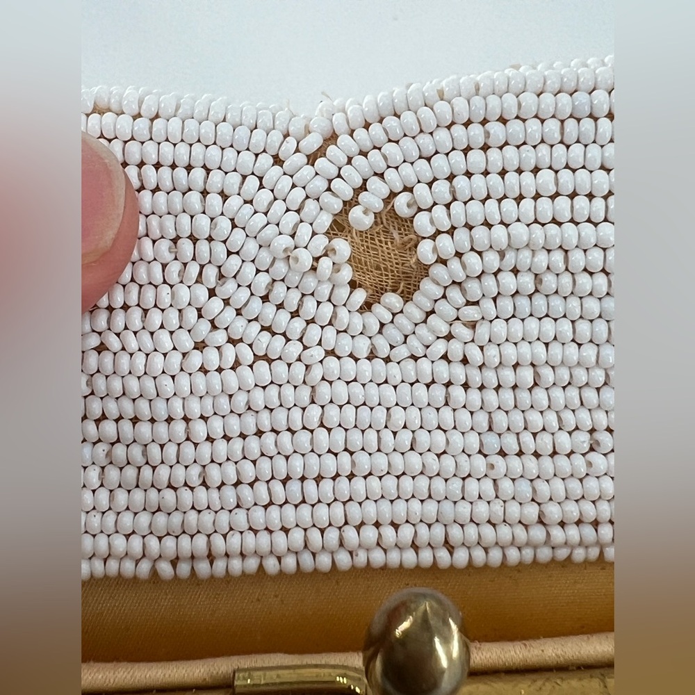 Vintage Saks Fifth Avenue Beaded Purse - Picture 11 of 14